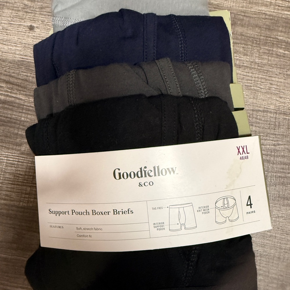 Goodfellow & Co Men's Boxer Briefs - Black and Gray